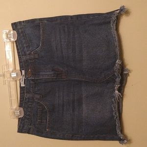 Refuge Denim Mini skirt Size Small Like New